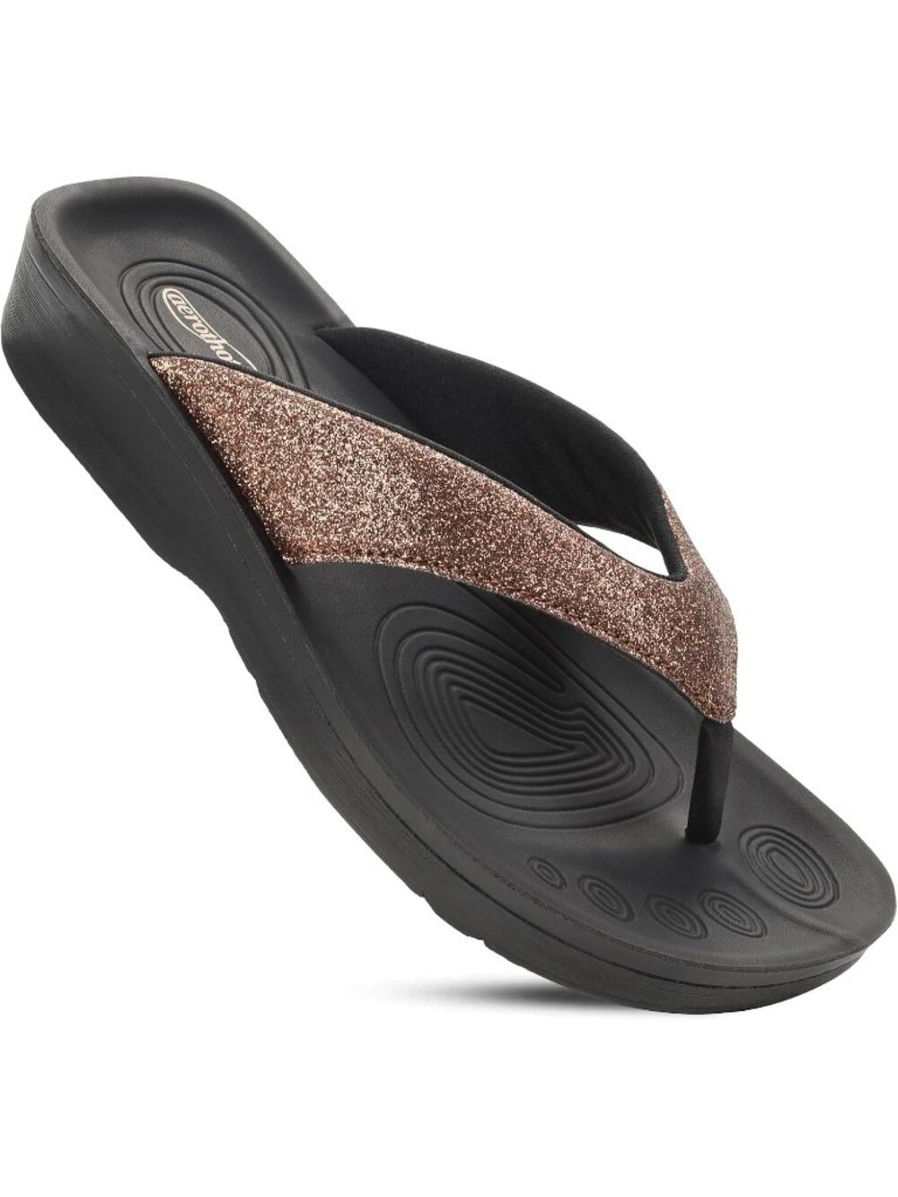 🆕Women's Brown Comfy Arch Support Flip Flops Orthopedic Sandals Slip on